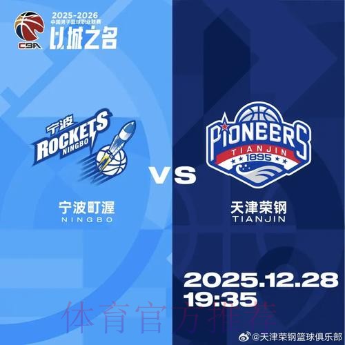 天津男篮分享比赛预告：球队将于今日对阵宁波男篮